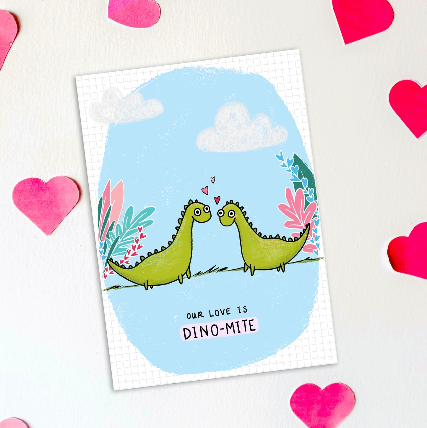 Our Love Is Dino-Mite Card